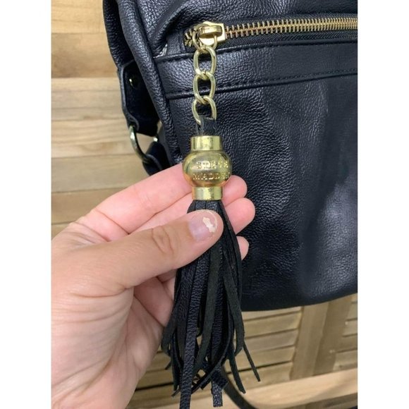 Steve Madden Black Satchel Purse - Picture 4 of 6